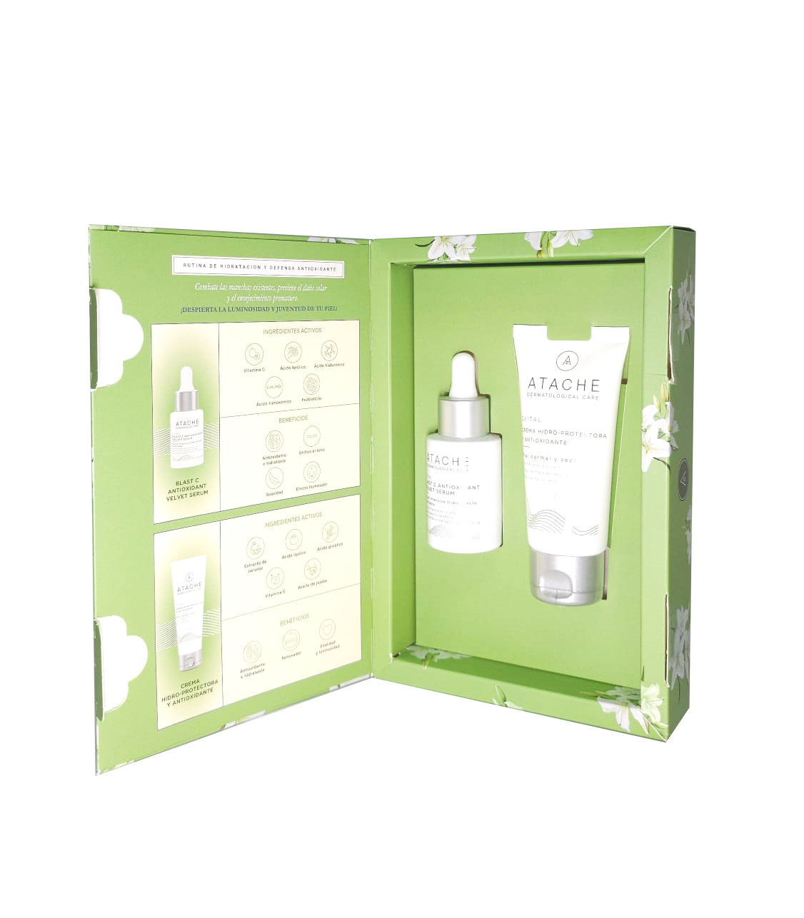 Vital C Pack: Hydroprotective Cream 50 ml + Blast C Antioxidant Velvet Serum 30 ml