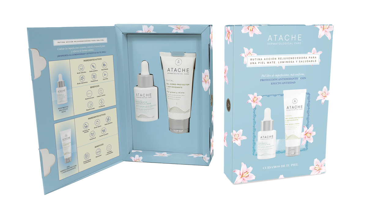 Pack Hydroprotective Gel 50 ml + Postbiotic Salicylic Acid Serum 30 ml