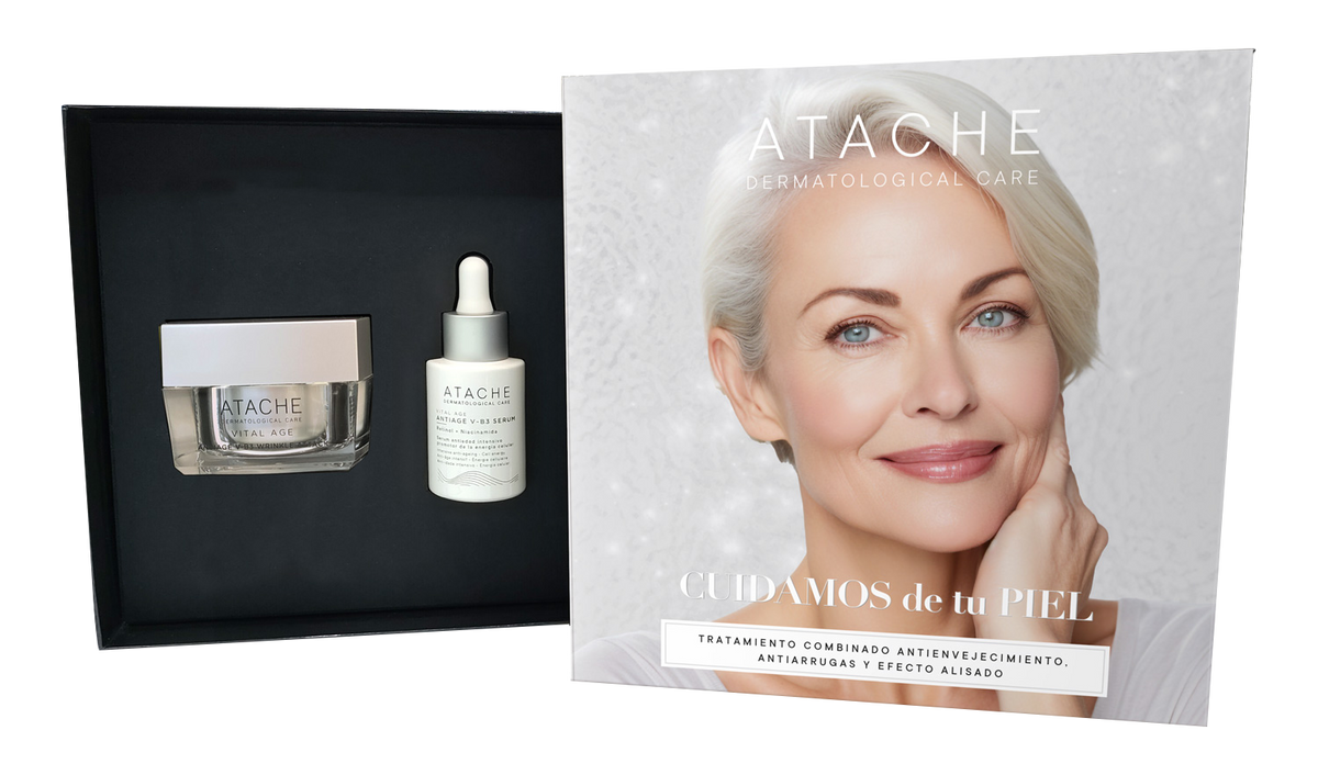 Pack Vital Age: Antiage V-B3 Serum: Retinol + Niacinamida 30 ml + Antiage V-B3 Wrinkle Attack 50 ml