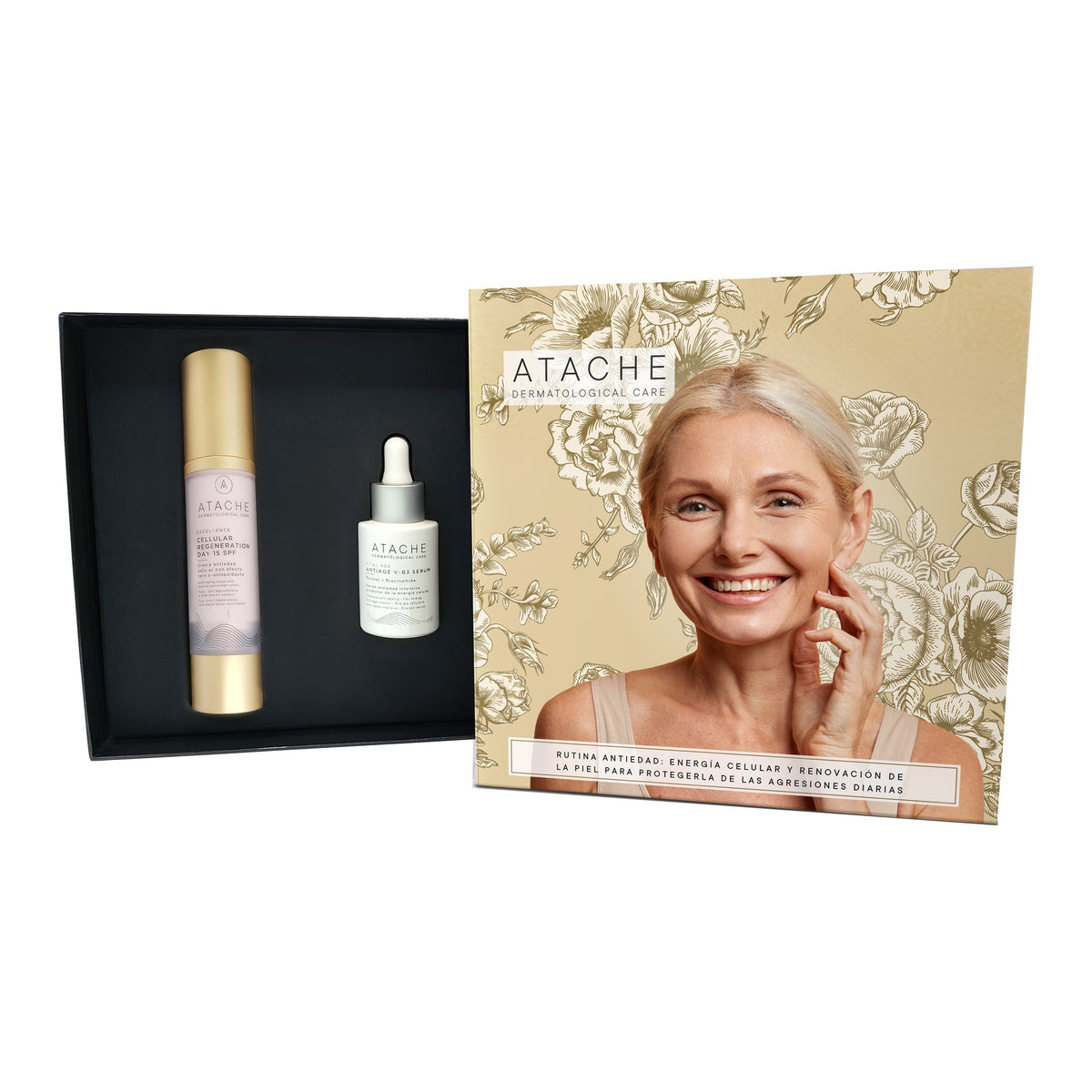 Pack Excellence Cellular Regeneration Day SPF 15 50 ml + Antiage V-B3 Serum: Retinol + Niacinamida 30 ml