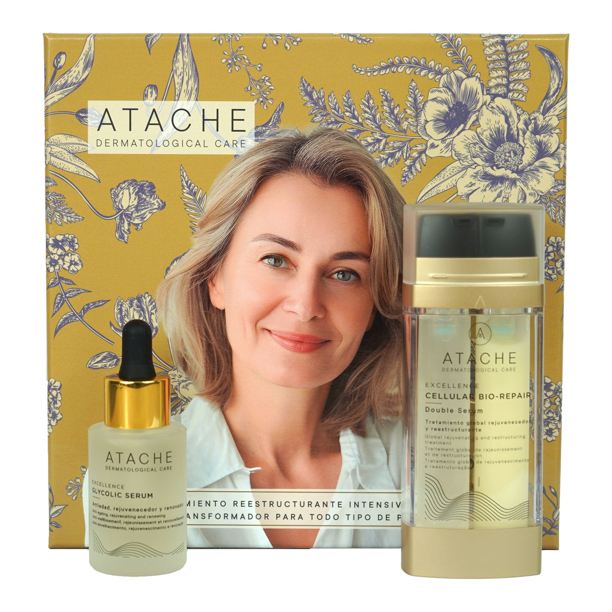Pack Excellence: Cellular Bio-Repair Double Serum 30 ml + Glycolic Serum 30 ml